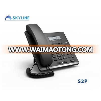 March Procurement Festival !! 2 Lines Entry Level IP SIP Phone Support PoE for VoIP Call S2P